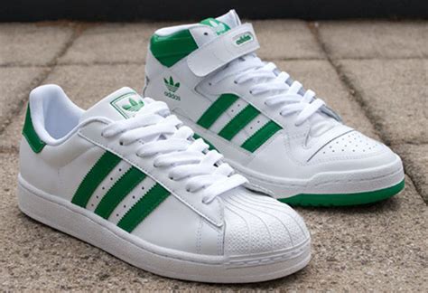 Men's Green Superstar Shoes 